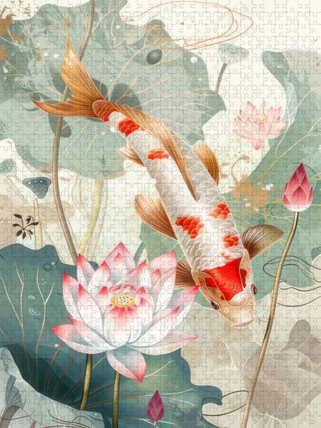Produktbild: CALVENDO Puzzle Stille und Anmut | 1000 Teile Lege-Gr&ouml;&szlig;e 64x48cm Foto-Puzzle f&uuml;r gl&uuml;ckliche Stunden