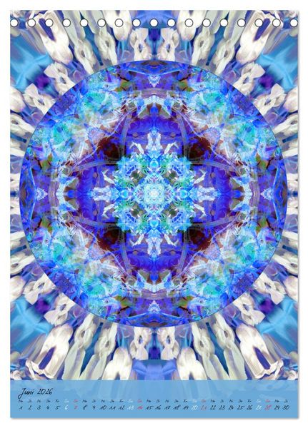 Produktbild: Mandala Energien (Tischkalender 2026 DIN A5 hoch), CALVENDO Monatskalender