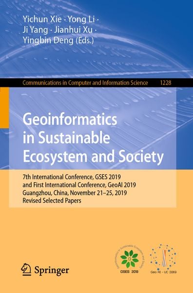 Produktbild: Geoinformatics in Sustainable Ecosystem and Society