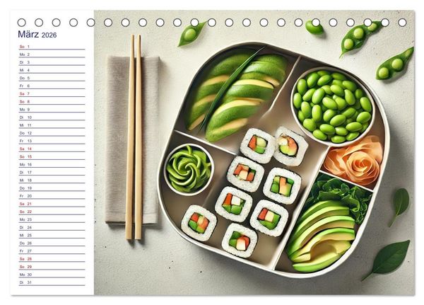 Produktbild: Lunchpaket Love - Einfach, lecker, gesund (Tischkalender 2026 DIN A5 quer), CALVENDO Monatskalender