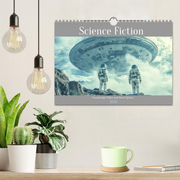 Produktbild: Science Fiction - Fremdartige V&ouml;lker und deren Spuren (Wandkalender 2026 DIN A4 quer), CALVENDO Monatskalender