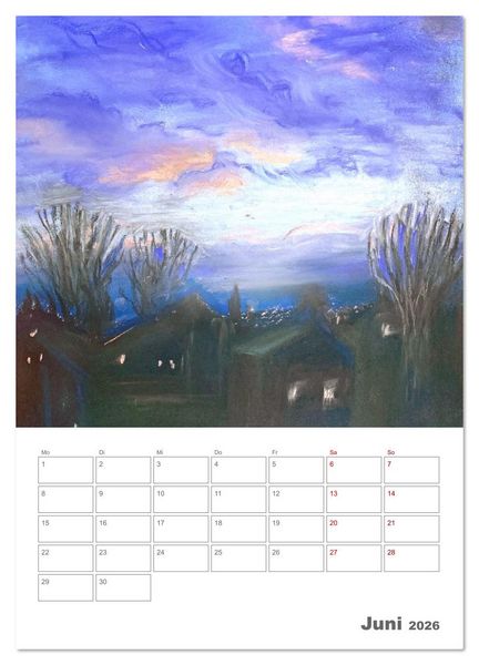 Produktbild: Anna Arndt Jahresimpressionen mit Planer (Wandkalender 2026 DIN A3 hoch), CALVENDO Monatskalender
