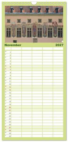 Produktbild: Familienplaner 2027 - Passau - Dreifl&uuml;ssestadt an Donau, Inn und Ilz mit 5 Spalten (Wandkalender, 21 x 45 cm) CALVENDO