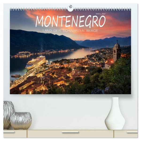 Montenegro - Land der schwarzen Berge (hochwertiger Premium Wandkalender 2026 DIN A2 quer), Kunstdruck in Hochglanz