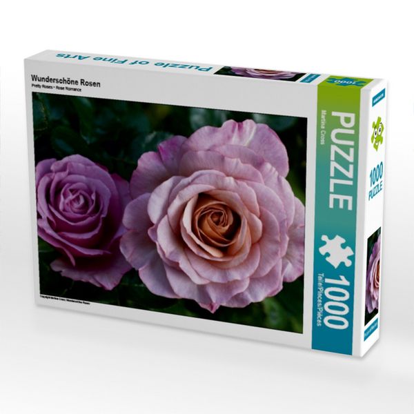 CALVENDO Puzzle Wunderschöne Rosen | 1000 Teile Lege-Größe 64x48cm Foto-Puzzle für glückliche Stunden