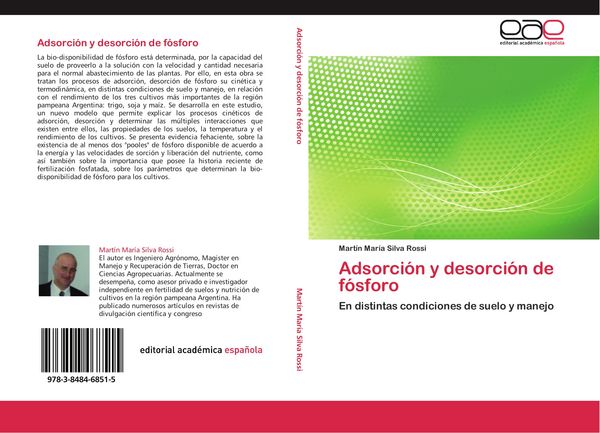 Produktbild: Adsorci&oacute;n y desorci&oacute;n de f&oacute;sforo