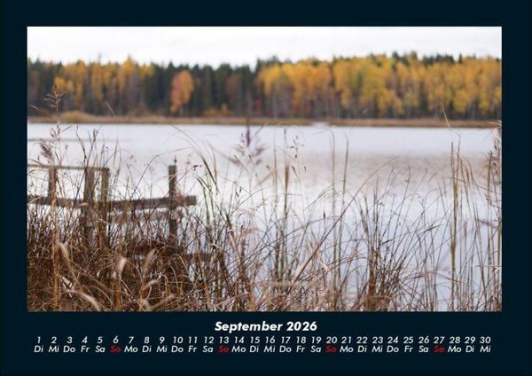 Produktbild: Landschaftskalender 2026 Fotokalender DIN A4