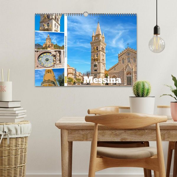 Produktbild: Messina - bezaubernde K&uuml;stenstadt (Wandkalender 2026 DIN A3 quer), CALVENDO Monatskalender