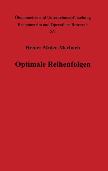 Produktbild: Optimale Reihenfolgen