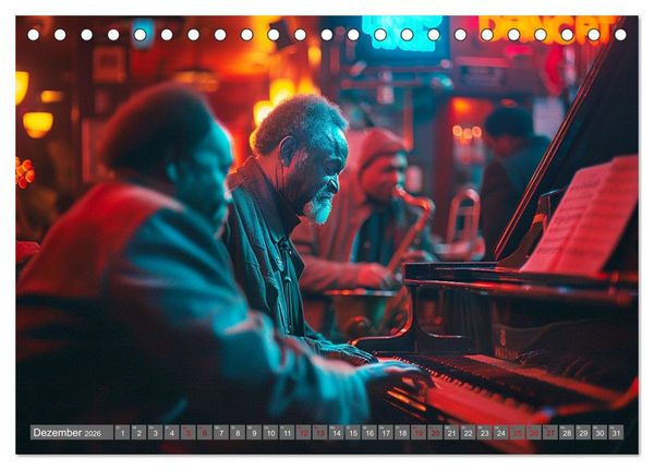 Produktbild: Tr&auml;ume aus Piano, Klavier und Fl&uuml;gel (Tischkalender 2026 DIN A5 quer), CALVENDO Monatskalender