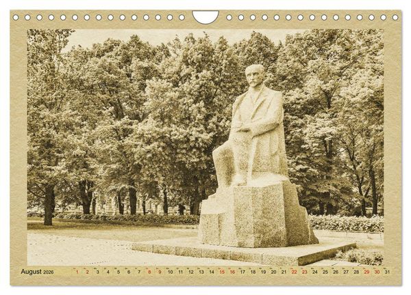 Produktbild: Riga &ndash; Ein Kalender im Zeitungsstil (Wandkalender 2026 DIN A4 quer), CALVENDO Monatskalender