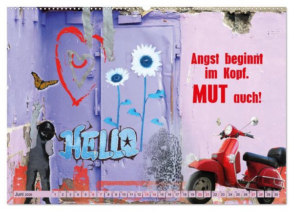 Produktbild: Einfach mal machen. K&ouml;nnte ja gut werden. (Wandkalender 2026 DIN A2 quer), CALVENDO Monatskalender