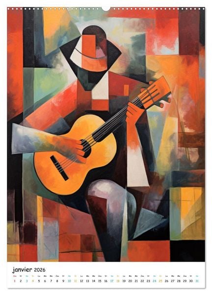 Produktbild: Ballade symphonique (Calendrier mural 2026 DIN A2 horizontal) calendrier de bureau