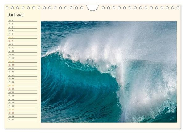 Produktbild: Gewaltige Natur - bedrohlich und sch&ouml;n (Wandkalender 2026 DIN A4 quer), CALVENDO Monatskalender