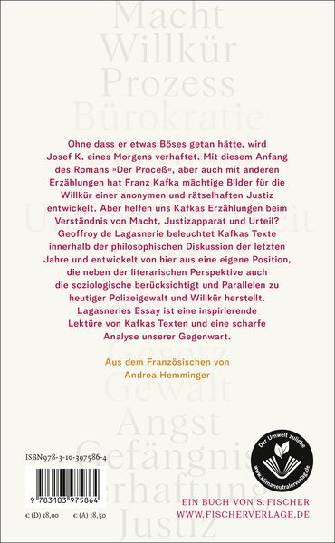 Produktbild: Kafka misstrauen