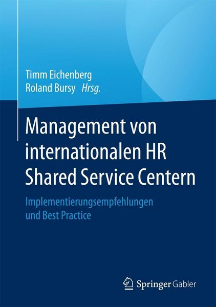 Produktbild: Management von internationalen HR Shared Service Centern