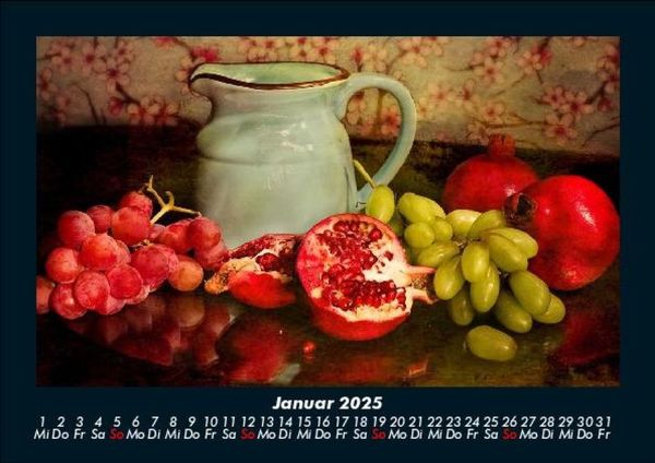 Produktbild: Obstkalender 2025 Fotokalender DIN A5