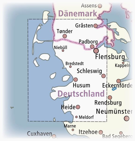Produktbild: Nordfriesland - Nordseek&uuml;ste