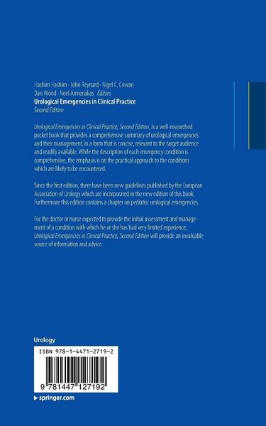Produktbild: Urological Emergencies In Clinical Practice
