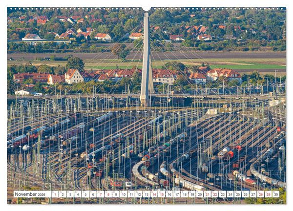 Produktbild: Halle an der Saale von oben (Wandkalender 2026 DIN A2 quer), CALVENDO Monatskalender