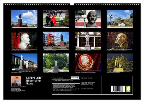 Produktbild: LENIN LEBT - Bilder einer Ikone (hochwertiger Premium Wandkalender 2026 DIN A2 quer), Kunstdruck in Hochglanz