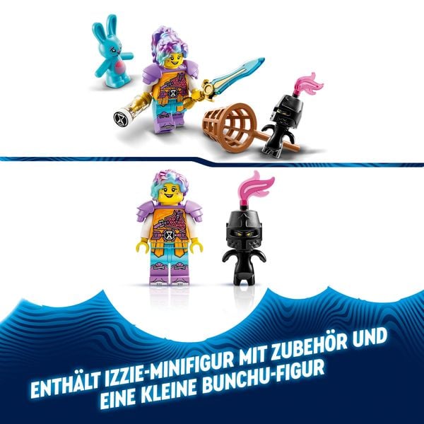 Produktbild: LEGO DREAMZzz 71453 Izzie und ihr Hase Bunchu Set, Tier-Spielzeug