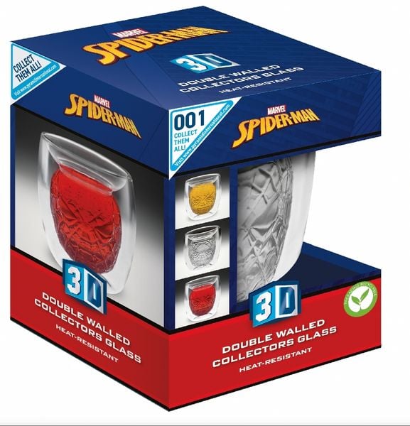 Produktbild: Glas Marvel Spiderman Head 3D Feature Glass