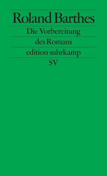 Produktbild: Die Vorbereitung des Romans