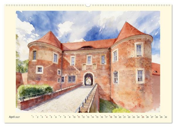 Produktbild: Abwechslungsreiches Brandenburg (Wandkalender 2027 DIN A2 quer), CALVENDO Monatskalender