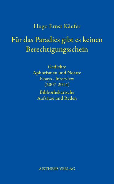 Produktbild: F&uuml;r das Paradies gibt es keinen Berechtigungsschein