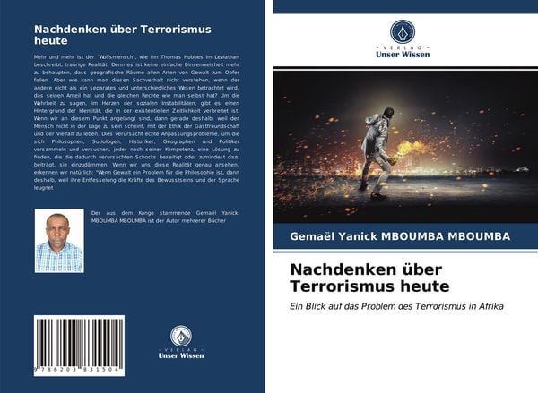 Nachdenken über Terrorismus heute, Taschenbuch von Gemael Yanick Mboumba Mboumba, Verlag Unser Wissen, 9786203831504