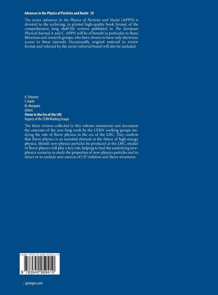 Produktbild: Flavor in the Era of the LHC