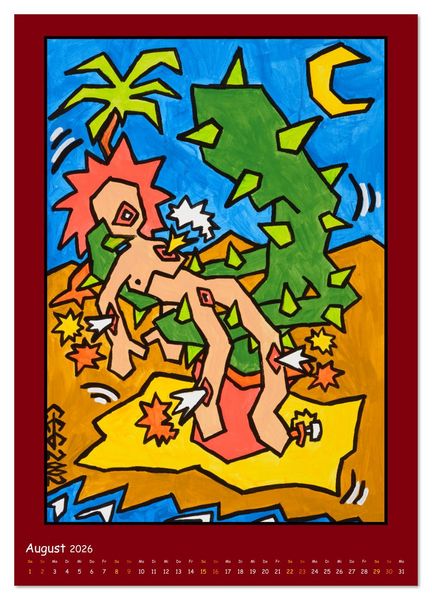 Produktbild: Life in Colors (Wandkalender 2026 DIN A2 hoch), CALVENDO Monatskalender