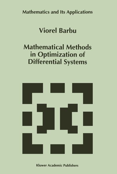 Produktbild: Mathematical Methods in Optimization of Differential Systems