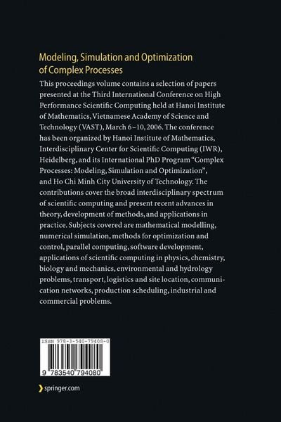 Produktbild: Modeling, Simulation and Optimization of Complex Processes