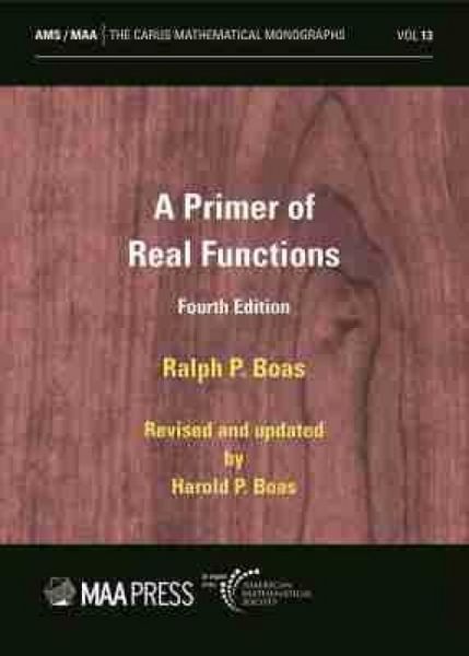 Produktbild: A Primer of Real Functions