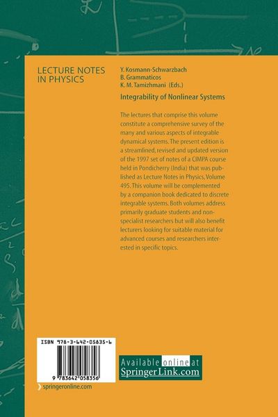 Produktbild: Integrability of Nonlinear Systems