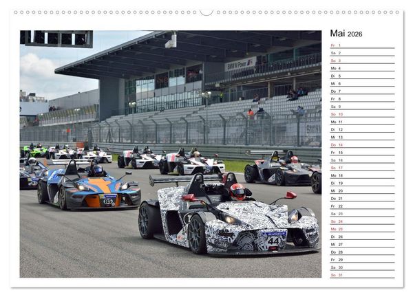 Produktbild: Faszination Motorsport am N&uuml;rburgring (Wandkalender 2026 DIN A2 quer), CALVENDO Monatskalender