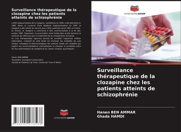 Produktbild: Surveillance th&eacute;rapeutique de la clozapine chez les patients atteints de schizophr&eacute;nie
