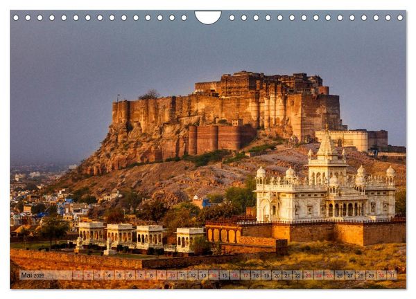 Produktbild: Indien Rajasthan: Unterwegs im Land der K&ouml;nige (Wandkalender 2026 DIN A4 quer), CALVENDO Monatskalender