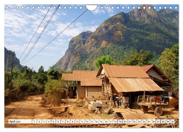 Produktbild: Bekanntes und Unbekanntes Laos (Wandkalender 2027 DIN A4 quer), CALVENDO Monatskalender