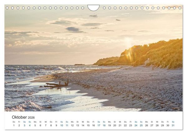 Produktbild: Bornholm - die K&uuml;sten der Ostseeinsel (Wandkalender 2026 DIN A4 quer), CALVENDO Monatskalender