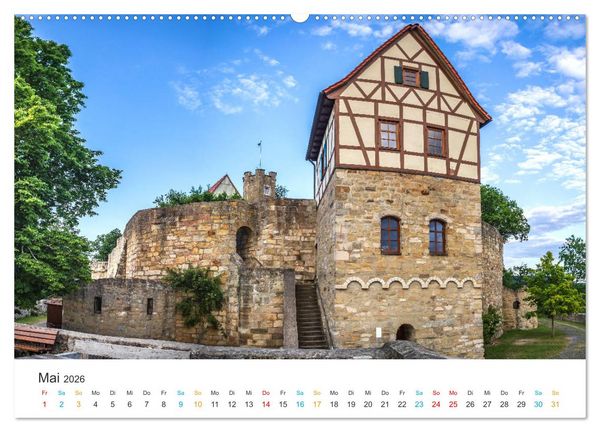 Produktbild: Ha&szlig;berge - Burgen und Burgruinen (hochwertiger Premium Wandkalender 2026 DIN A2 quer), Kunstdruck in Hochglanz