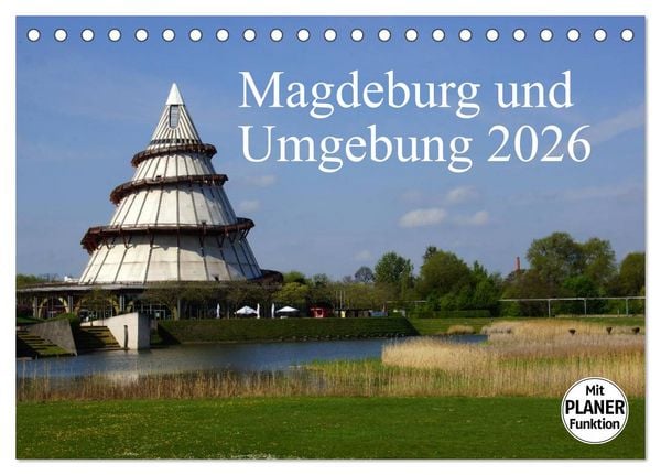 Produktbild: Magdeburg und Umgebung 2026 (Tischkalender 2026 DIN A5 quer), CALVENDO Monatskalender