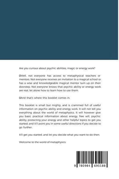 Produktbild: A Cool Little Book of Metaphysics