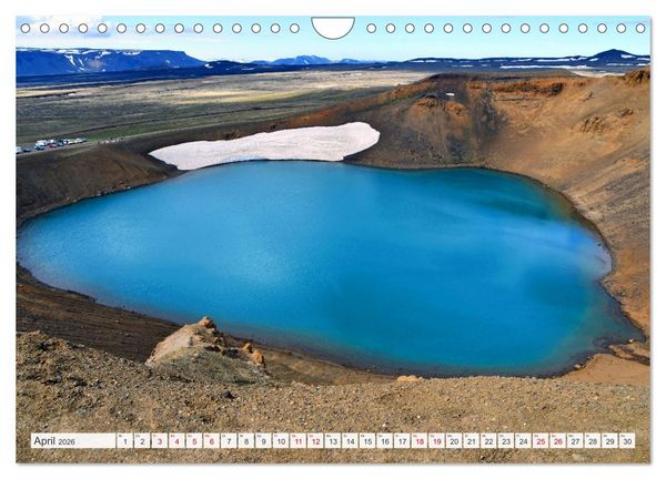 Produktbild: ISLAND, Insel aus Feuer und Eis (Wandkalender 2026 DIN A4 quer), CALVENDO Monatskalender