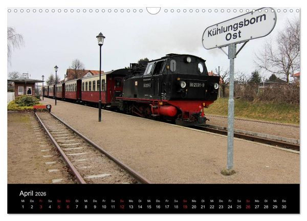 Produktbild: Dampfbahnromantik auf schmaler Spur (Wandkalender 2026 DIN A3 quer), CALVENDO Monatskalender