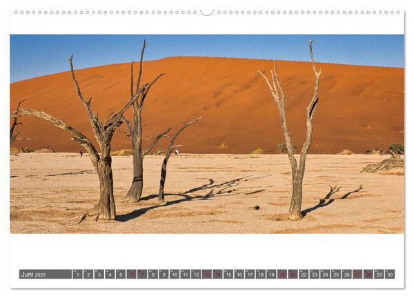 Produktbild: Namibia - Landschaft und Panorama (hochwertiger Premium Wandkalender 2026 DIN A2 quer), Kunstdruck in Hochglanz