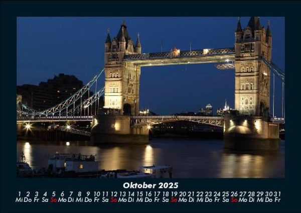 Produktbild: London - Impressionen 2025 Fotokalender DIN A5