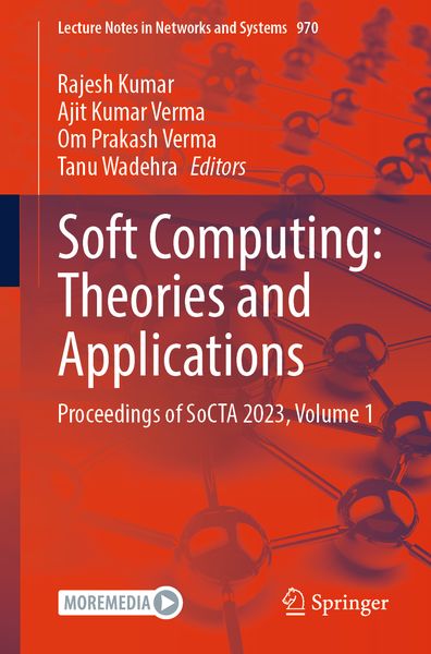 Produktbild: Soft Computing: Theories and Applications